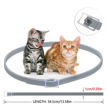 

Cat Dog Collar Anti Flea Tick Insect Mosquitoes Waterproof Pest Repellent Collar for Pet Long Lasting 8 Months Protection