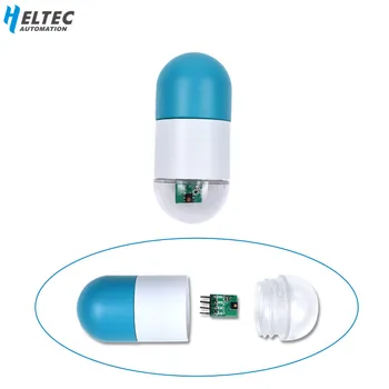 

waterproof IP67 New Heltec Lora Node ASR650x Capsule Sensor for arduino light intensity/ temperature and humidity/air quality