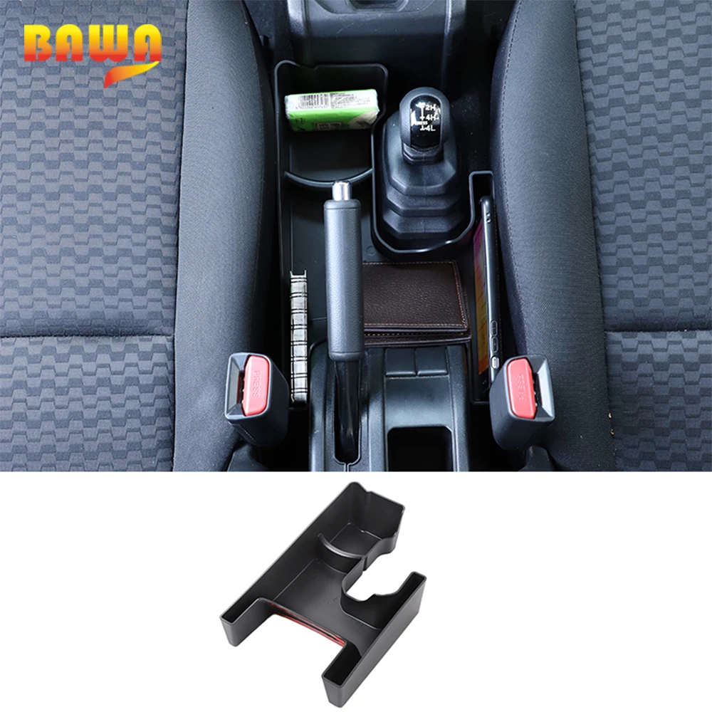 BAWA Stowing Tidying ABS Car Gear Shift Storage Box Organizer Tray Internal Accessories For Suzuki Jimny 2019 2020