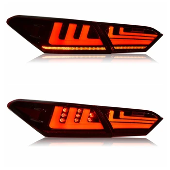 

VLAND factory For Car Taillight For CAMRY 2018 2019 Tail Light turn signal with moving signal+brake light+DRL+reverse light