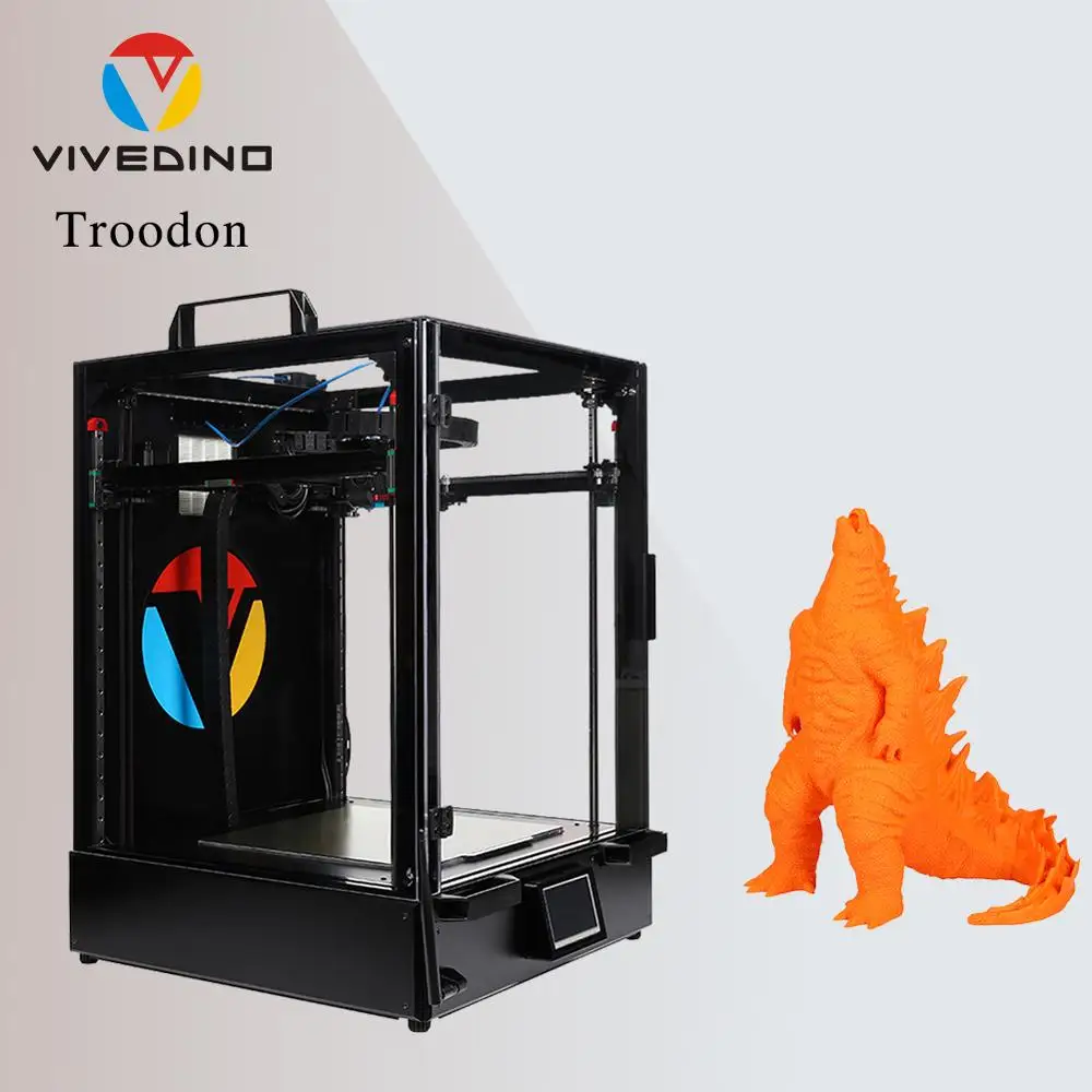 VIVEDINO высокая степень точности COREXY 3d принтер автоматическое выравнивание кровати