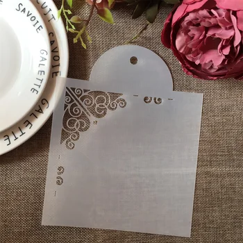

1PCs 15*19cm Flowers Edge DIY Craft Layering Stencils Painting Scrapbooking Stamping Embossing Album Paper Card Template