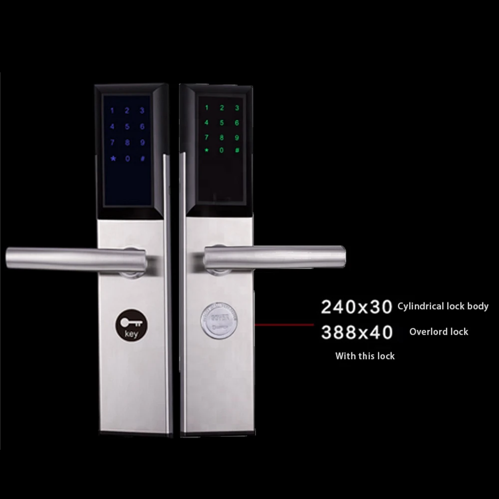 

Bluetoot Smart Door Lock Keyless Home Security Password IC Card Digital Electronic Lock APP Control Unlock key