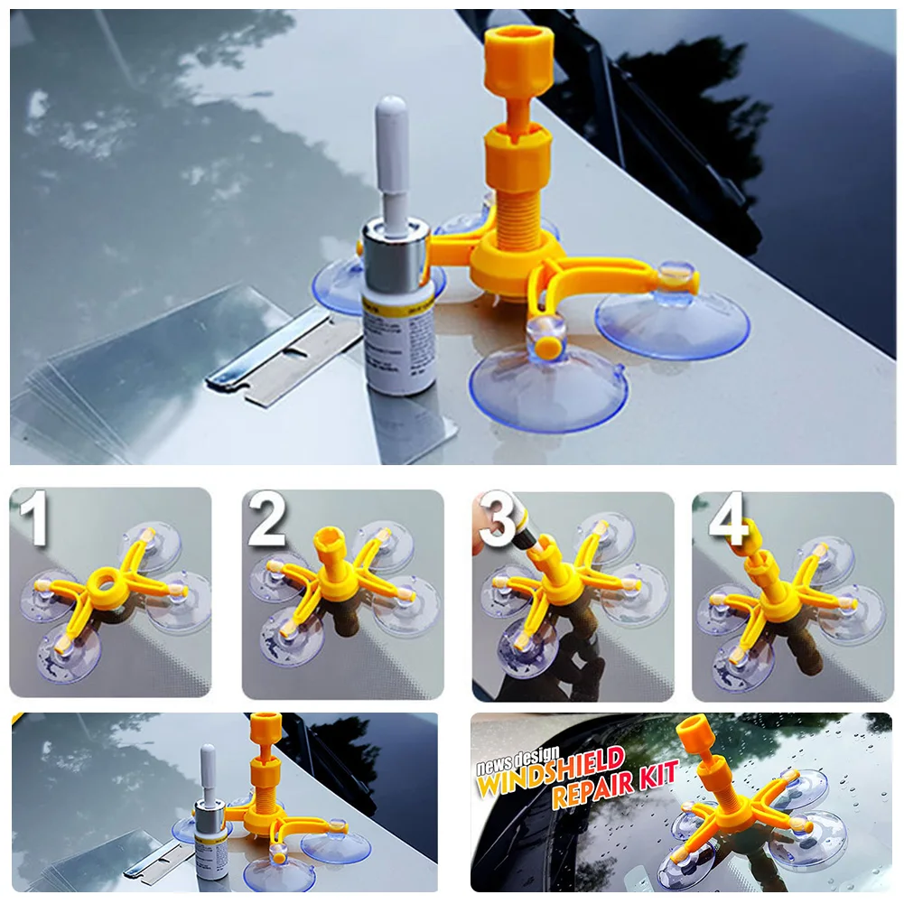 

Auto Crack Remove Windows Tool Seal Windscreen Repair Kit Scratch Restore Car Styling Accessories DIY Glass Recovery Polishing