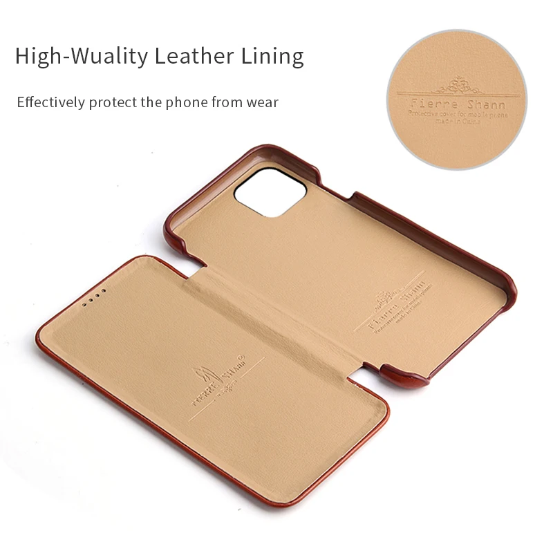 Genuine Leather Flip Case for iPhone 15 14 13 Pro Max 11 12 Pro Max 13 Mini X XS Max XR 8 Plus 6 6s 7 Plus SE 2020 luxury Cover