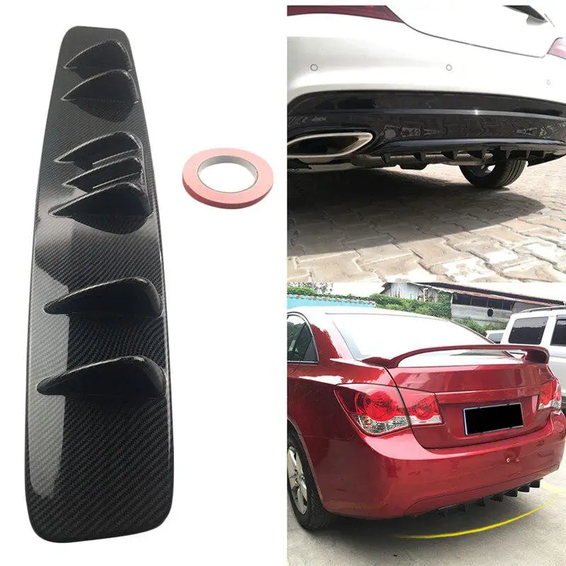 

Universal Shark Fins 84CM Car Rear Bumper Car Spoiler Lip Diffuser Lower Bumper Rear Spoiler Splitters Protector Spoiler Lip
