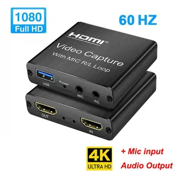 

1080P 4K HDMI Video Card HDMI To USB 3.0 Video Board Game Live Streaming Broadcast Local Loop Out Card