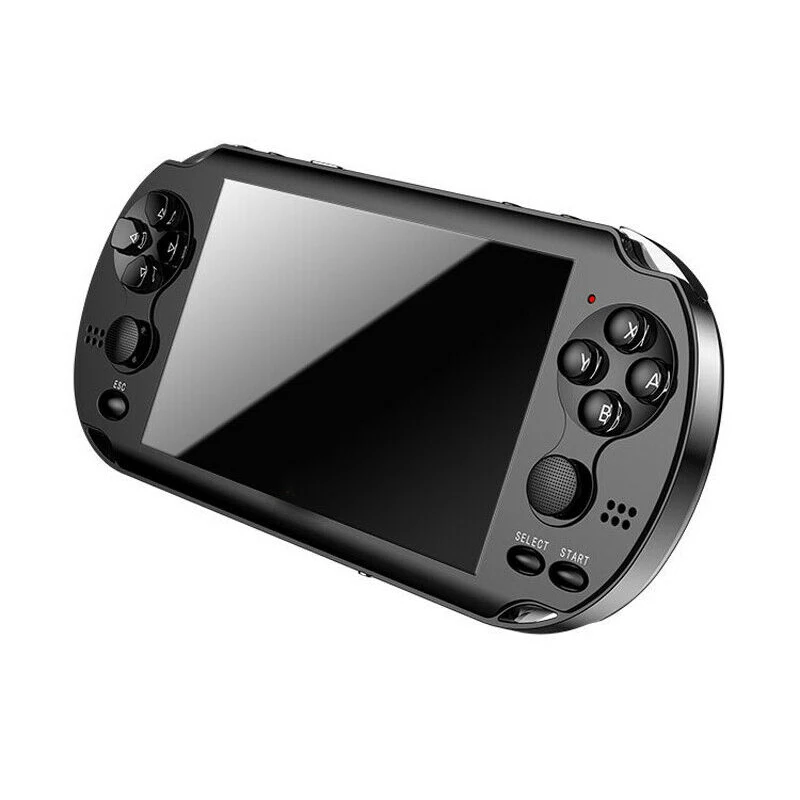 MOOL 128 бит 8 Гб Ретро ручной 4,3 дюймовый экран MP3-плеер Игровая консоль Встроенный 10000+ игры черный