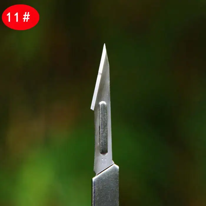 500 шт./лот 11 # Sharp T10A хирургическое лезвие из углеродистой стали скальпель ножа
