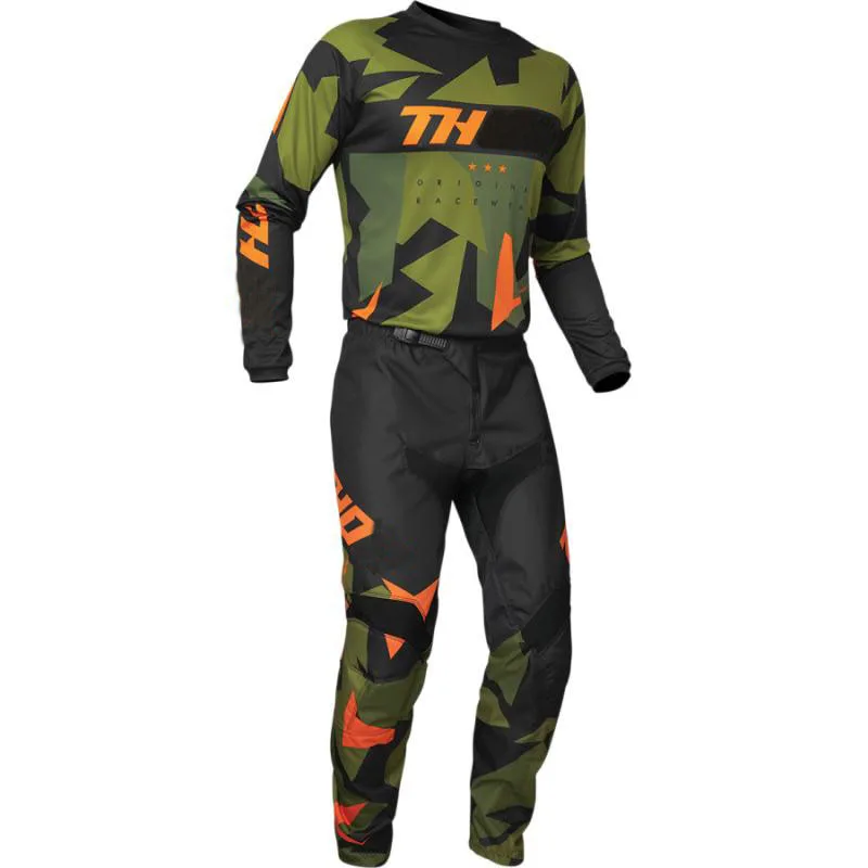 2020 Motocross Downhill Bike Off-road Dirt Racing Gear MX Sector Vapor Set Jersey Pants Combo Orange Suit