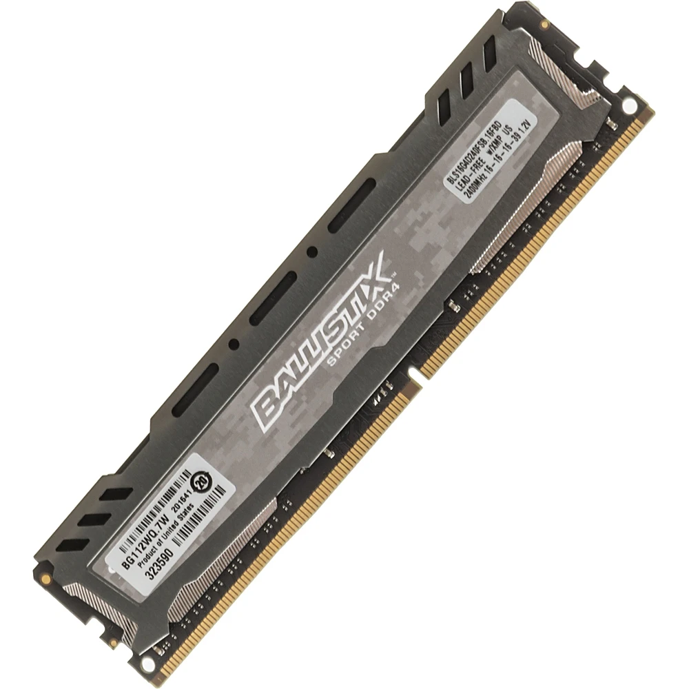 Память DDR4 16Gb 2400MHz Crucial BLS16G4D240FSB RTL PC4-19200 CL16 DIMM 288-pin 1.2В kit