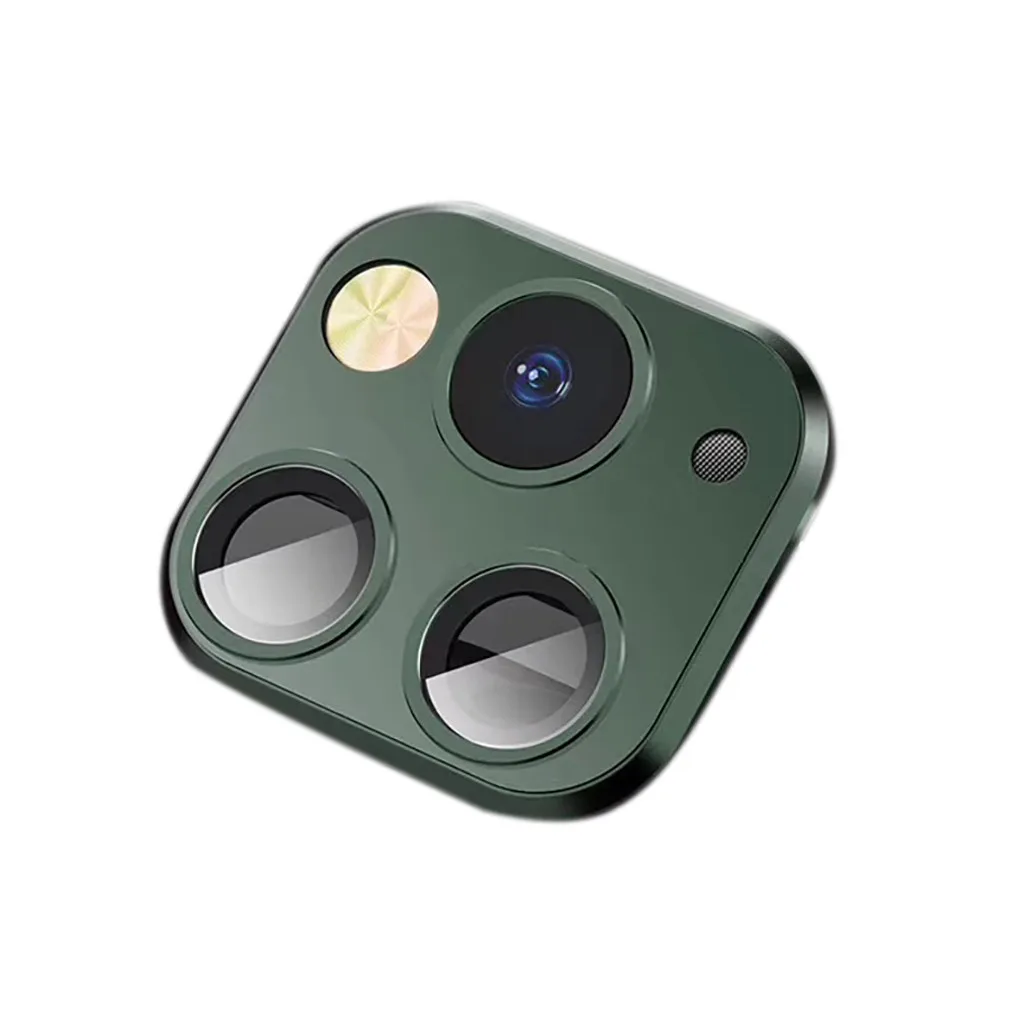 For iPhone X XS MAX Camera Change To Fake iPhone 11 Pro Max Camera Lens Seconds Change Protector Ring Cover Metal Lens Screen #B