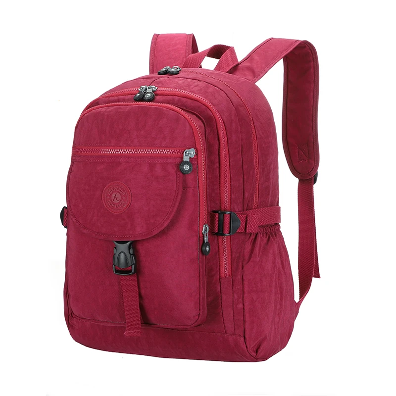 1pcs Wine Red ACEPERCH Повседневный водонепроницаемый нейлоновый рюкзак для женщин, рюкзаки для путешествий, женская школьная сумка для девочек-подростков, книга Mochilas - Цвет: 1pcs Wine Red