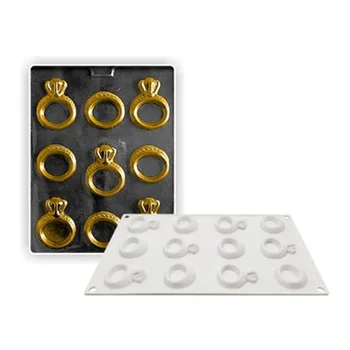 

Valentine’s Day Ring Silicone cake mold fondant mold cake decorating tools chocolate gumpaste soap candle mold