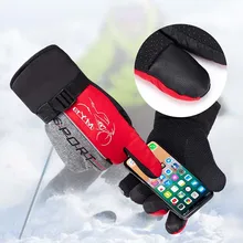 Winter Waterproof Anti-slip Outdoor Sports Warm Thermal Velvet Ski Snow Gloves riding motorcycle warm gloves#40