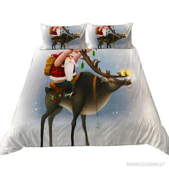 

2020 Bed Santa And Animal camel Unique Design Christmas Bedding Sets Home Textile