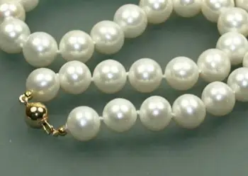 

Jewelry Pearl Necklace wholesale_jewelry_wig$ vogue women's jewelry nautral whitefreshwater pearl necklace Free Shipping
