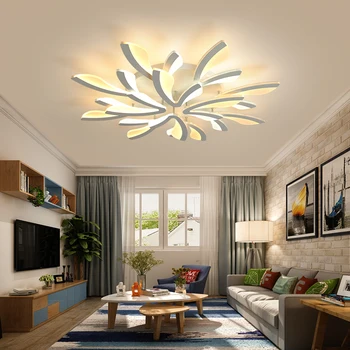 

Modern LED Ceiling Lights Decoration Iron Ceiling Lamp Indoor Remote Control Living Room Bedroom Dining Room Study Room Lighting