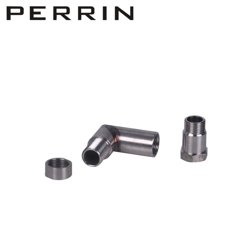 O2 Oxygen Sensor Angled Extender Spacer 90 Degree 02 Bung Extension M18 X 1.5