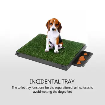 

Dog Portable Potty Trainer with Drawer Professional Artificial Grass Mesh Indoor Outdoor Pet Toilet for Dogs Easy To