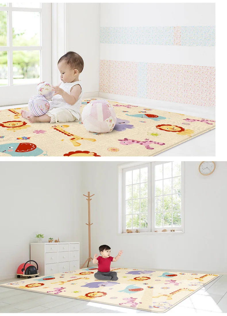 2125 # Huaying новый стиль детские товары детские ударопрочный водонепроницаемый толстый коврик для ползания 180X150X0,5 см
