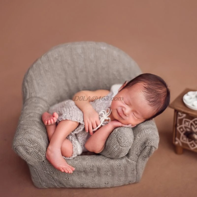 3Pcs/set Newborn Baby Posing Mini Sofa Arm Chair Pillows Infant Photography Prop 