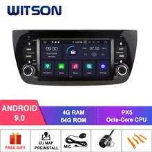 WITSON Android 9,0 Восьмиядерный PX5 автомобильный dvd-плеер для Fiat DOBLO ips экран 4 ГБ ОЗУ 64 Гб ПЗУ Автомобильная gps навигация