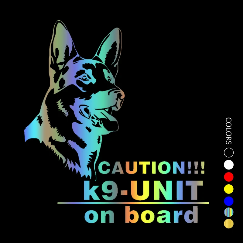 30270# наклейки на авто K9-UNIT on board водонепроницаемые машину наклейка для