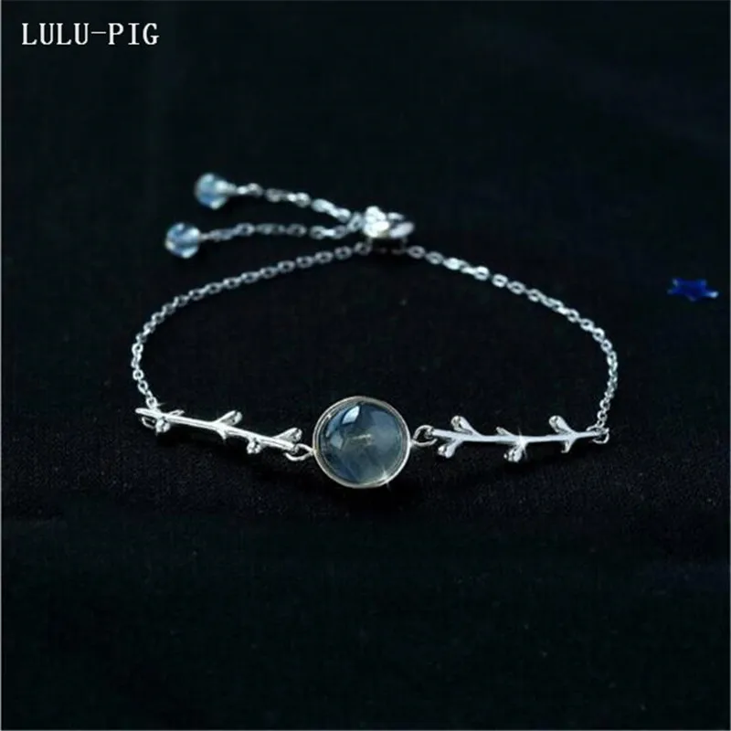 LULU-PIG Горячая новинка искусственный серебряный браслет Корейская версия модный