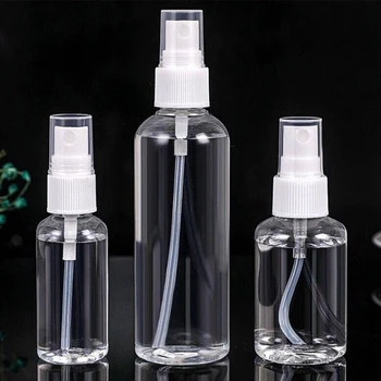 

1pc 30ml 50ml 100ml Transparent Empty Spray Bottles Mini Refillable Perfume Bottle Empty Cosmetic Containers Alcohol Atomizer