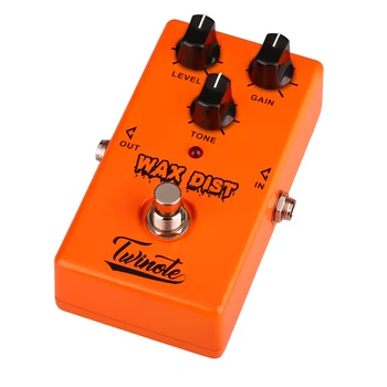 

Twinote WAX DIST Vintage Distortion Guitar Pedal Effects Crunch Distortion Brown Sound True Bypass Stompbox Guitar Accessories