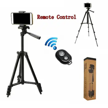 

Portable Remote Control Camera Lightweight Travel Tripod set for Gopro Mobile Phone Stand Holder Tripod for iPhone Xiaomi HUAWEI