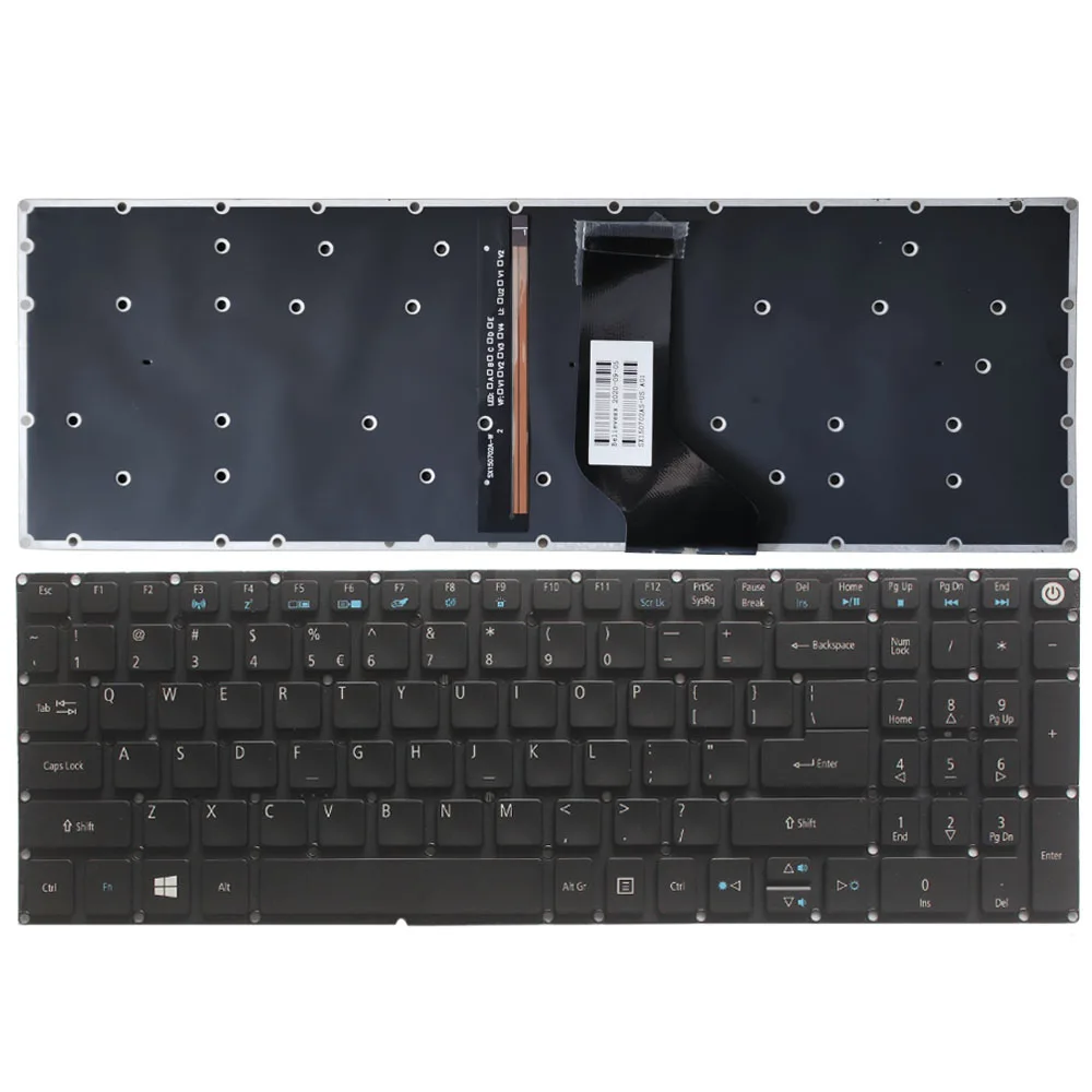 Новая Клавиатура ноутбука США для ACER Aspire E15 E5-576 E5-576G E5-576G-5762 с подсветкой |
