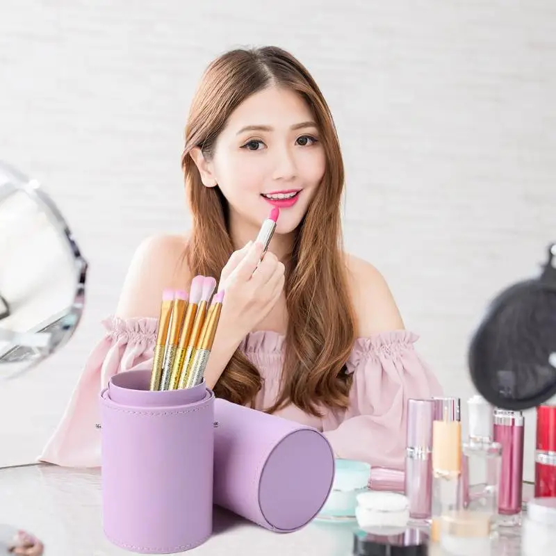 1pcs Casual Simple Makeup Brushes Holder Hot Selling Comfortable Personality Portable Travel Cosmetic Brush soft Organizer