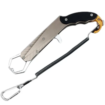 

SEWS-Fishing Grip Aluminum Alloy Fish Lip Grip Gripper Grabber Grips Fishing Tackle Tool