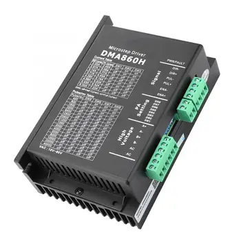 

200khz Stepper Motor Driver DMA860H Optically Isolated Signal Input 18-80VAC for 4/6/8 Wire Two-Phase Motor Control