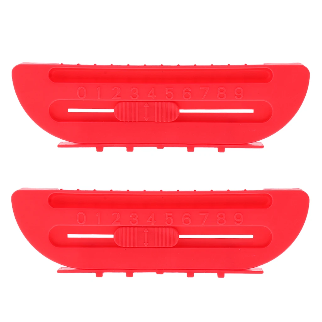 2 Pieces Air Hockey Table Accessory Goal Door Ball Stopper Score Counters