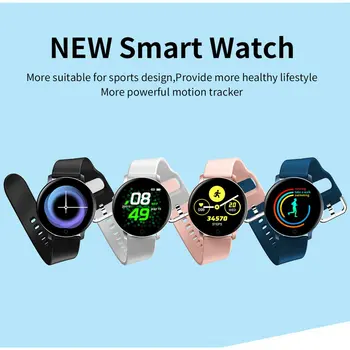 

X9 Smart Bracelet Pedometer Fitness Traker Round Screen App Heart Rate Monitor Smartwatch Measurement Smart Watch