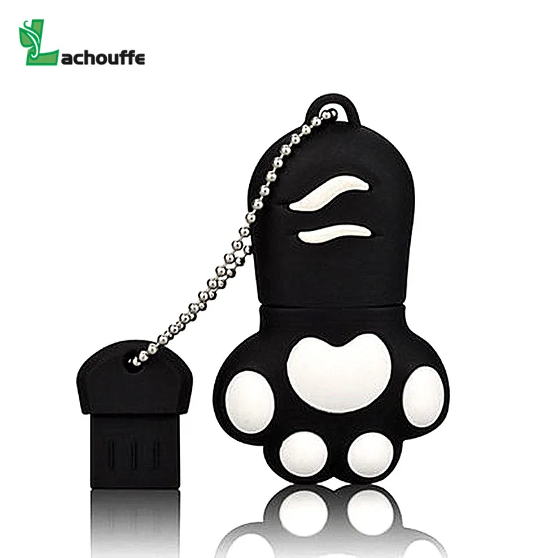 Новый милый USB флеш накопитель he в виде кошачьих лап 2 0 миньонов карта памяти