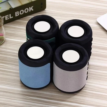 

Portable Wireless Mini Bluetooth Speaker Rich Stereo Bass Sound System Waterproof for Travel, Outdoors and Party, TF/USB/AUX/FM