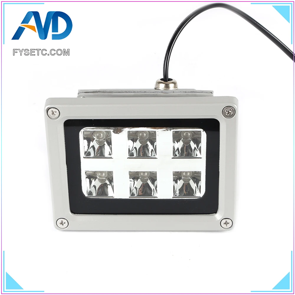 Высокое качество 110-260 В 405 нм УФ светодиодный полимеризационный светильник для SLA DLP 3d принтер светочувствительные аксессуары Горячая Распродажа
