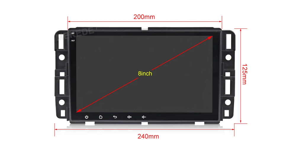 Best Car Multimedia Player Android 9.0 4+64G IPS DSP Car GPS radio player For GMC/Yukon/Savana/Sierra/Tahoe/Acadia/Chevrolet/Express 2