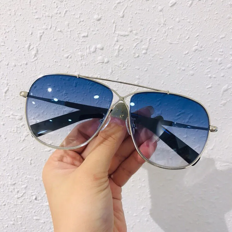 No3 Sunglasses Ретро большие овальные женские солнцезащитные очки, классические брендовые дизайнерские солнцезащитные очки с металлической оправой, женские зеркальные солнцезащитные очки с УФ-защитой 400 - Цвет линз: No3 Sunglasses