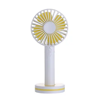 

USB Powered Portable Convenient Fashion Desktop Mini Handheld Small Fan With Mirror Outdoor Charging Lanyard Fan