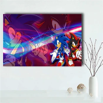 

Wall Art Home Decoration Painting 1 Panel Sonic The Hedgehog Game HD Print Modern Posters Canvas Modular Picture For Gift Frame