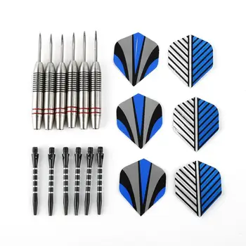 

6pcs/set Stainless Steel Dart High-end Professional Game Club Dedicated Anti-fall Darts Needle Throwing Tip Patterned Wearable