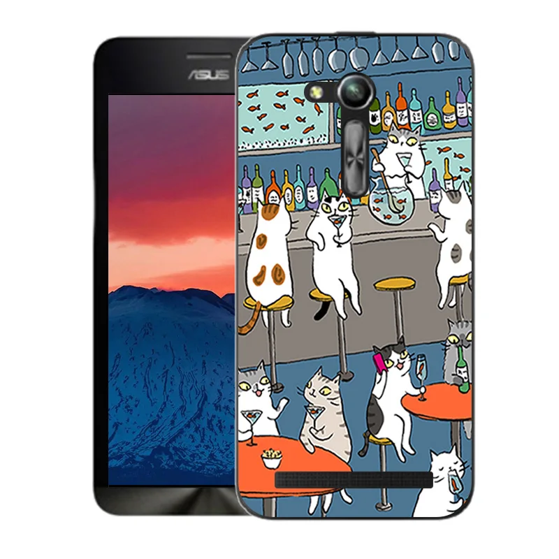 Задняя крышка для Asus Zenfone GO zb452кг 4 5 дюйма силиконовые чехлы с принтом Dangou мягкая
