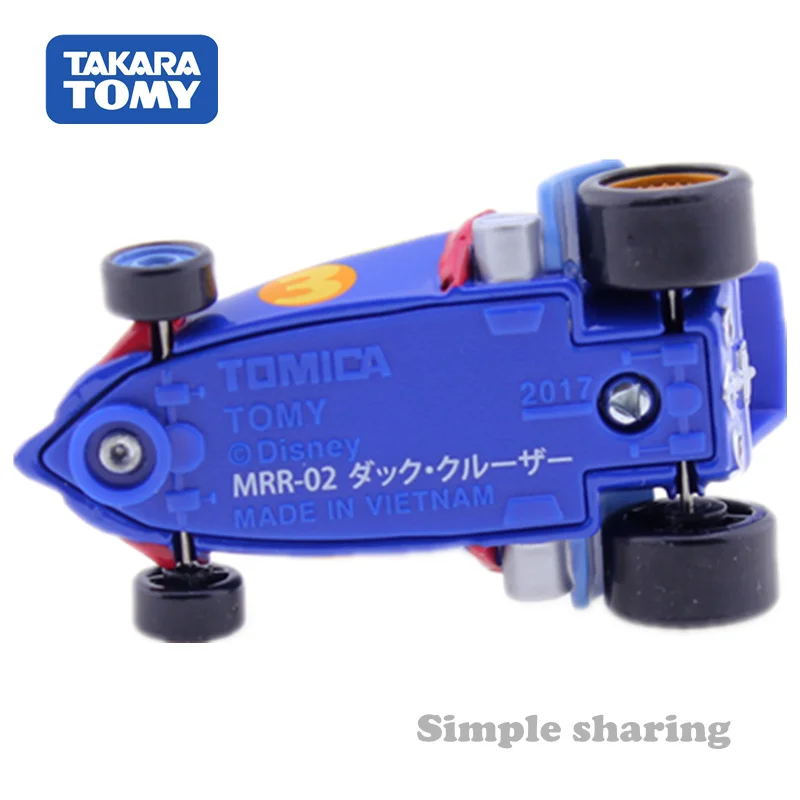 Takara Tomy Tomica Disney Микки Мышь и дорожных гонщиков MRR 2 Cruiser Дональд Дак Mini Roadster детские
