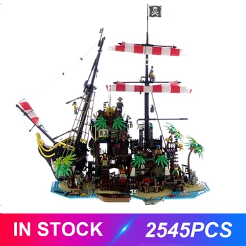 

2020 New LepinBlocks 2545pcs Pirates of Barracuda Bay Compatible IDEA 21322 Building Bricks Educational Toys Birthday Gifts