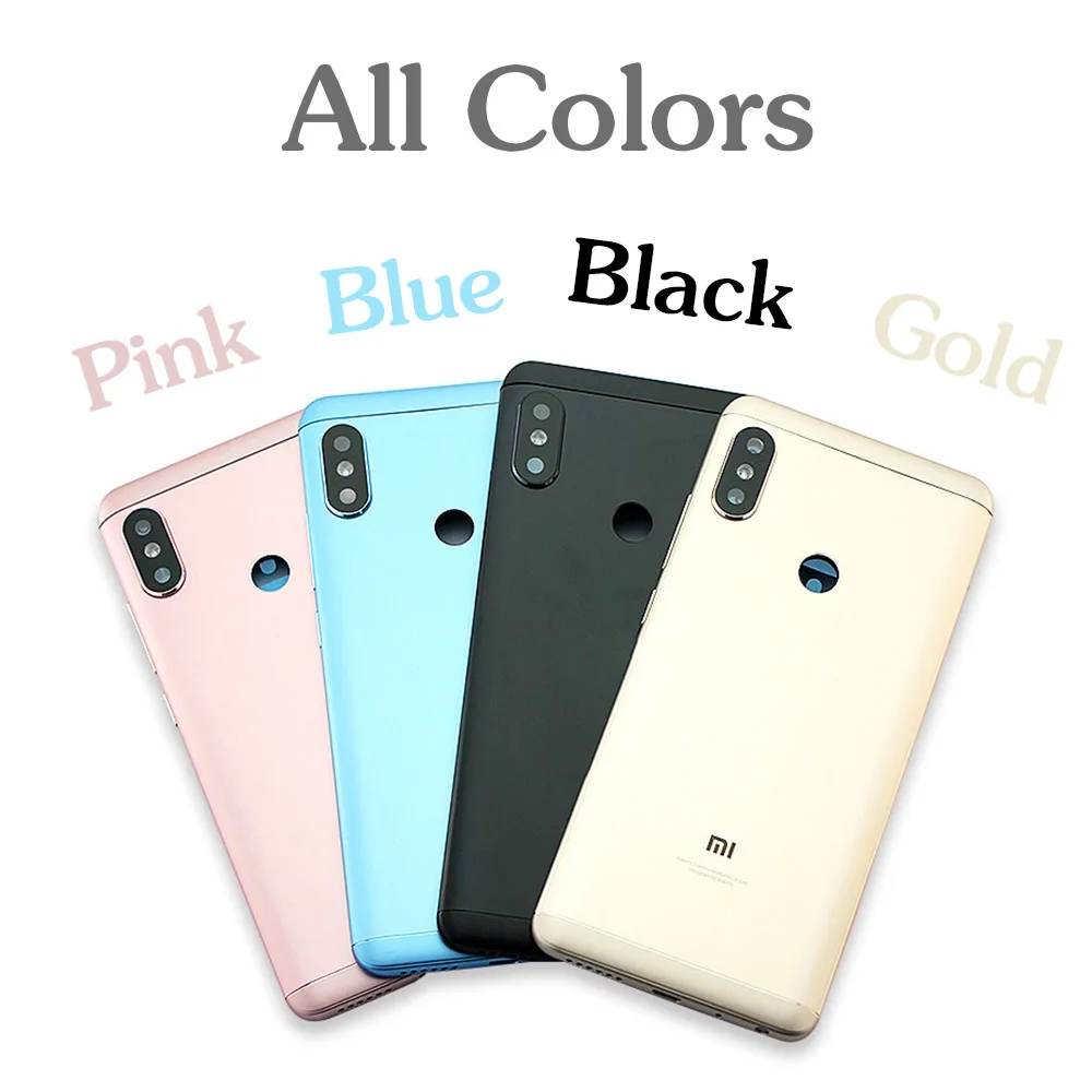 OEM для Xiaomi Redmi Note 5 крышка батареи задняя дверь note Pro + объектив камеры и боковые